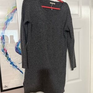 Stitchdrop Textured Gray Sweater
